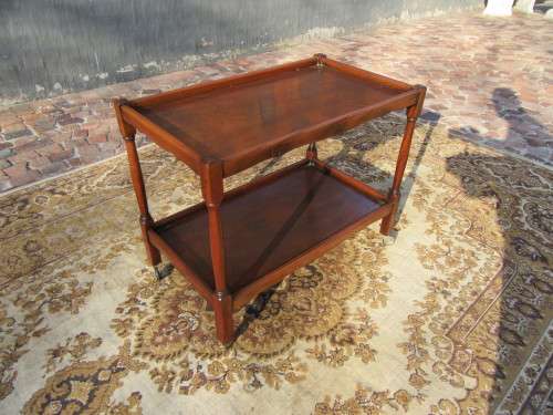 Vintage two-tier tea/drinks serving trolley