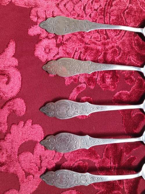 800 Silver 1937 Set of 6 Spoons