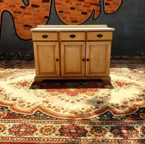 Weatherly`s Side Server with Three Drawers and Doors