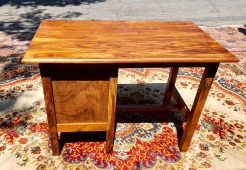 Solid Kiaat Desk with Three Drawers Perfect for a Kids Bedroom or small Office
