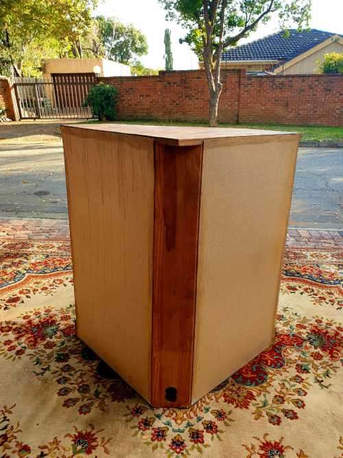 Cottage Style solid pine corner  unit with a bottom drawer