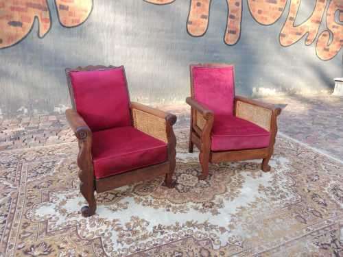 Pair of Lovely Solid wood occasional Chairs
