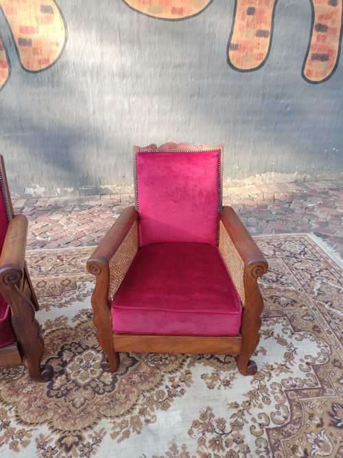 Pair of Lovely Solid wood occasional Chairs