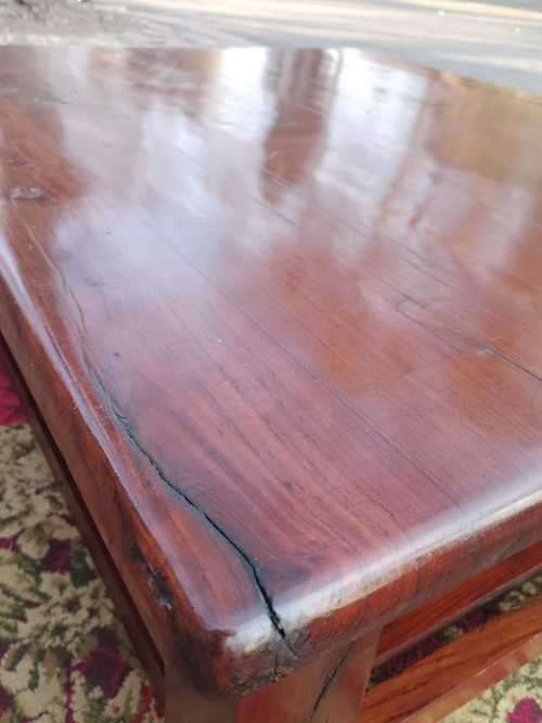 Solid Rhodesian Teak Coffee Table