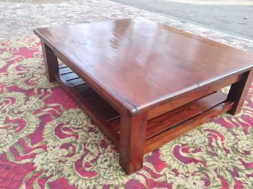 Solid Rhodesian Teak Coffee Table