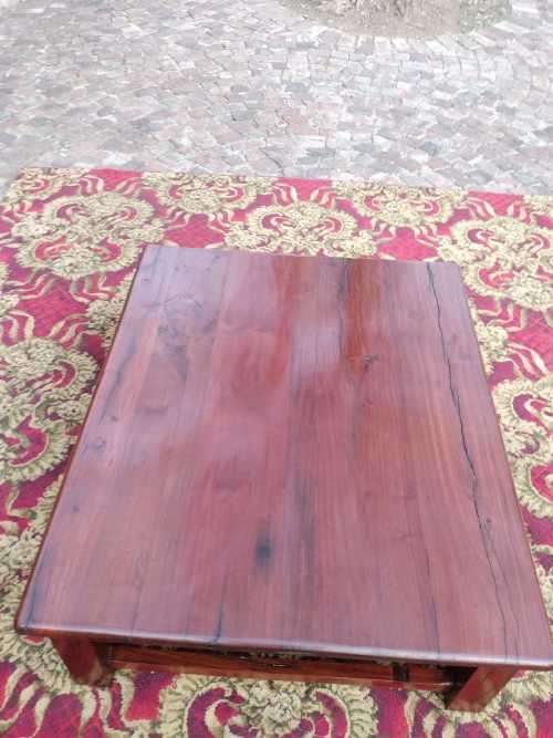 Solid Rhodesian Teak Coffee Table