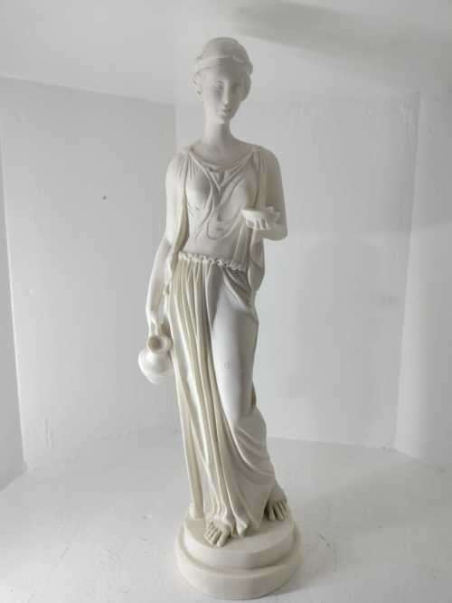 Ancient Greek statue: Hebe, Greek goddess of youth.