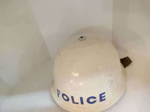Vintage Turtle Shell Police Helmet Shell