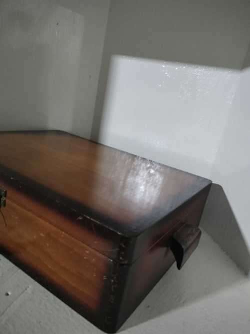 Vintage Joy wood of Durban sewing box or Stationary Box