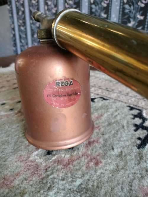 Vintage REGA brass and copper HAND SPRAYER