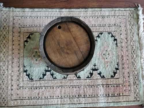 Medium Wood Barrel
