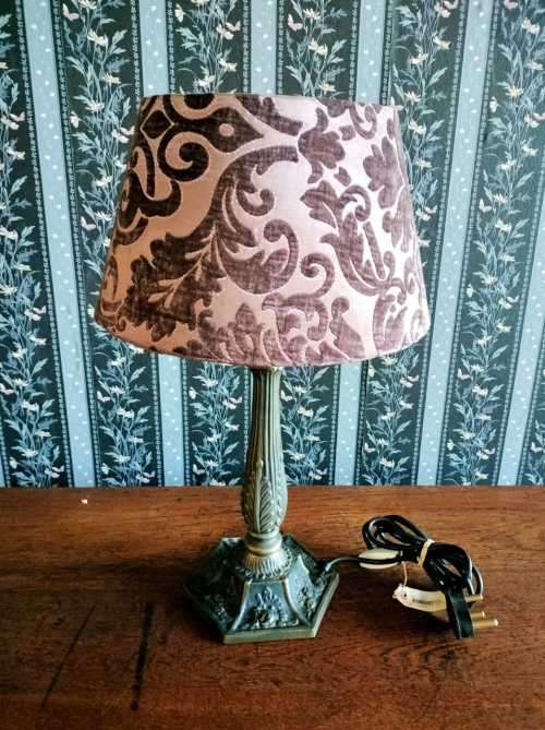 Stunning Vintage casted table lamp