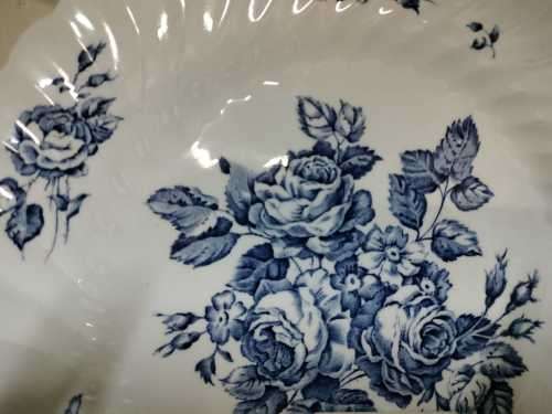 Johnson Brothers Bros Devon Sprays Blue White Flower 25cm diner Plate 3 available