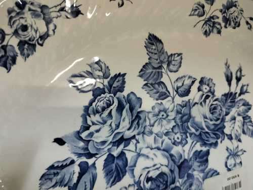 Johnson Brothers Bros Devon Sprays Blue White Flower Meat Platter