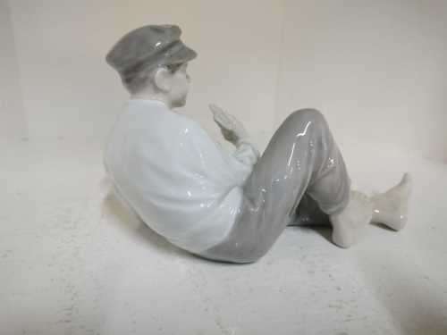 Royal Copenhagen Figurine #865, Royal Copenhagen Shepherd Boy Eating Porcelain Figurine Number 865