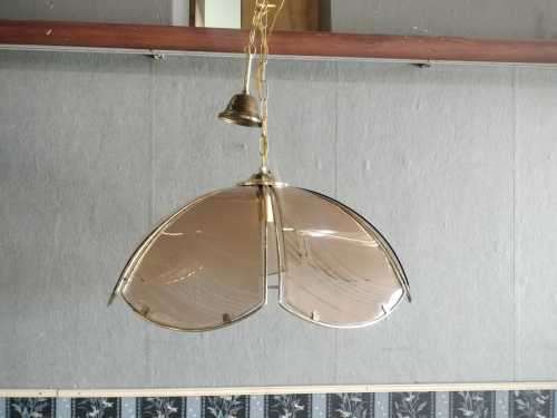 Vintage Hanging Lights with glass
