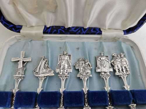 Set of Vintage Silver Plated Tea Spoons