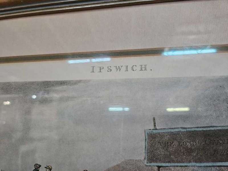 IPSWICH Vintage Framed Horse picture