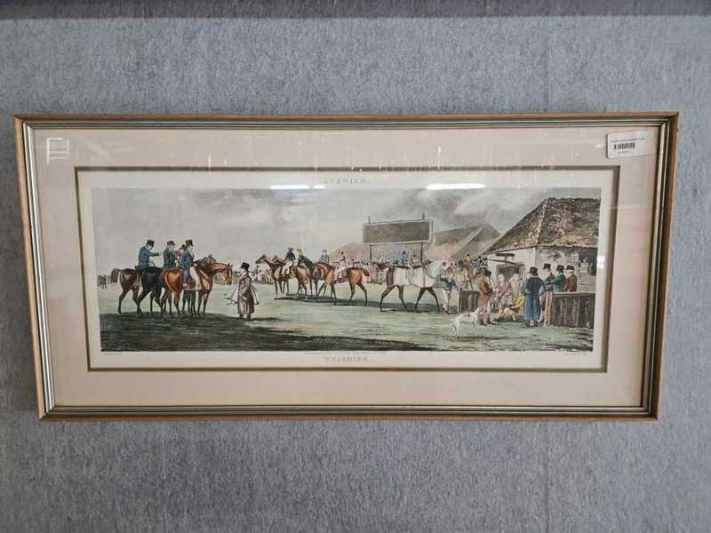 IPSWICH Vintage Framed Horse picture