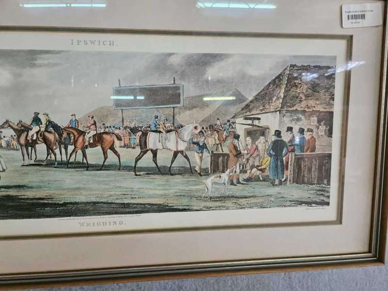IPSWICH Vintage Framed Horse picture