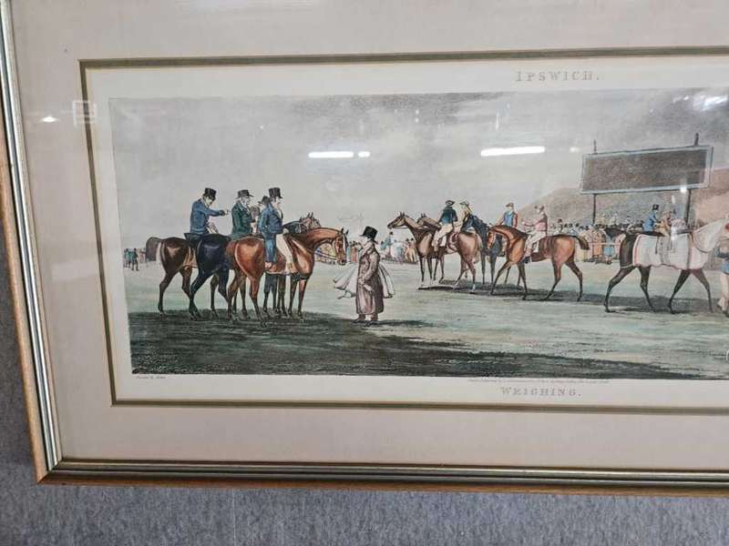 IPSWICH Vintage Framed Horse picture