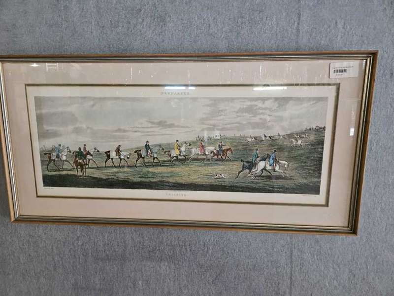 NEWMARKET Vintage Framed Horse PIcture
