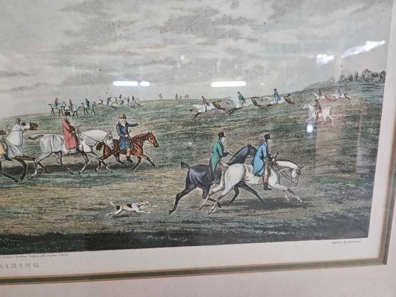 NEWMARKET Vintage Framed Horse PIcture