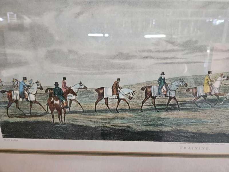 NEWMARKET Vintage Framed Horse PIcture