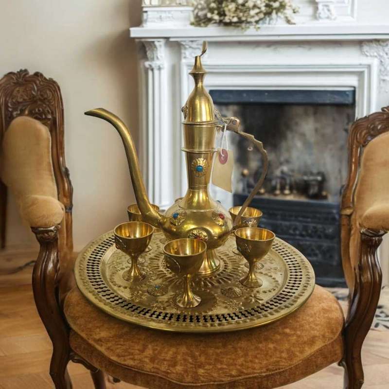 Turkish Dallah Brass set
