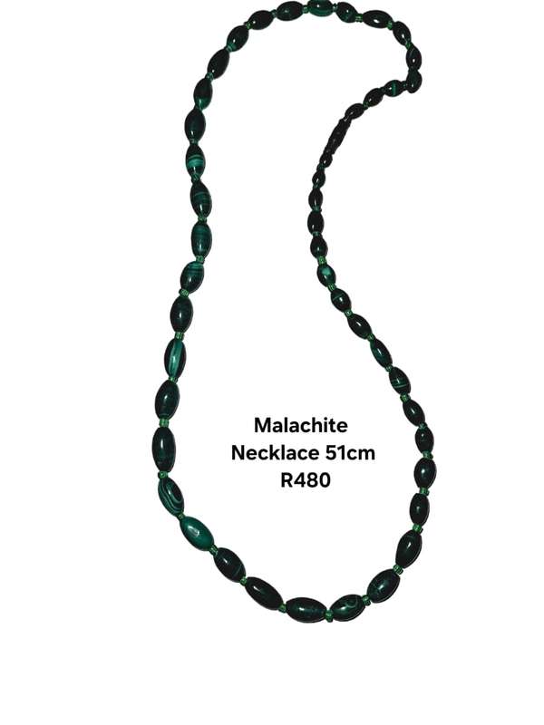 Malachite necklace