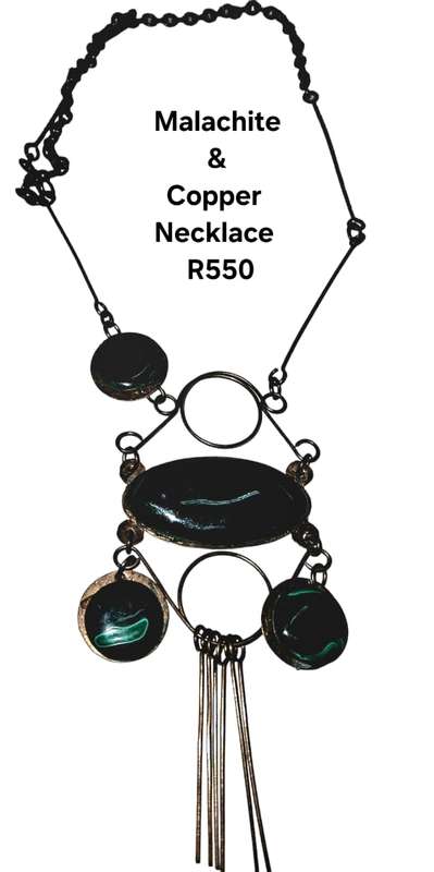 Malachite & Copper Necklace