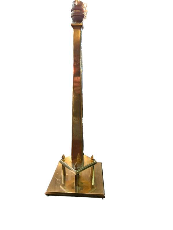 Art Deo Solid Brass Table Lamp