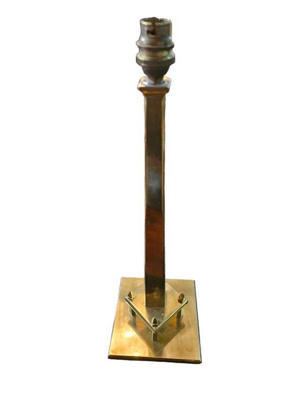 Art Deo Solid Brass Table Lamp