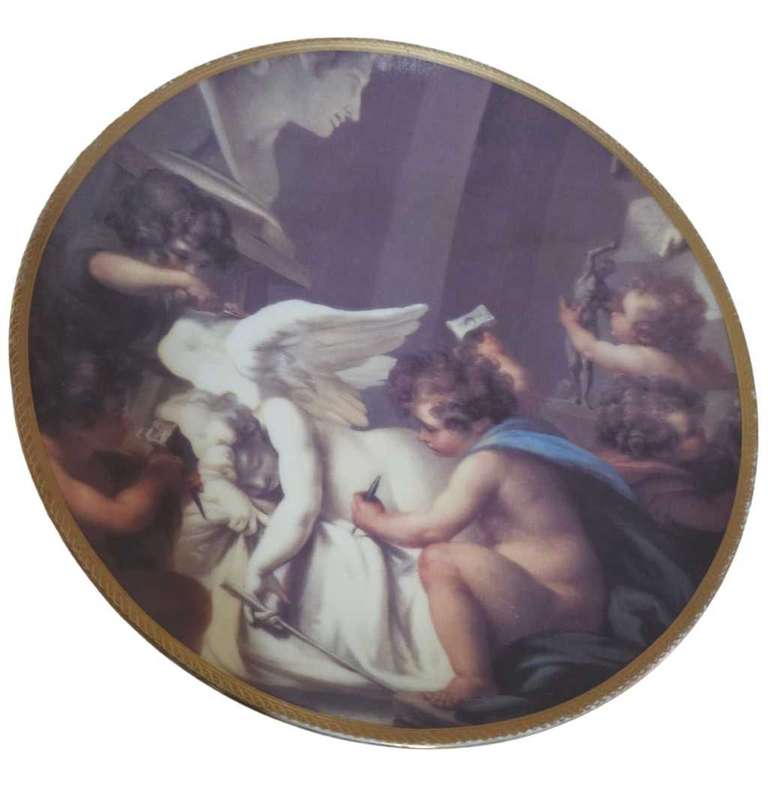 Angelica Kauffmann Cherub Wall Plate
