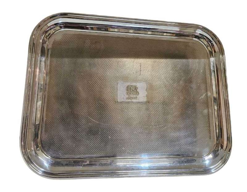 Silver plated tray