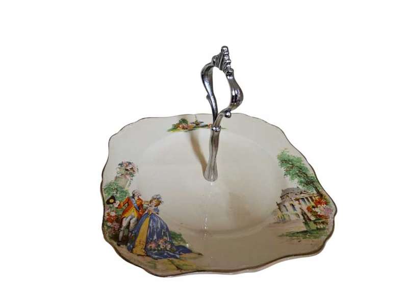 J & G Meakin Cake Plate Sunshine - England