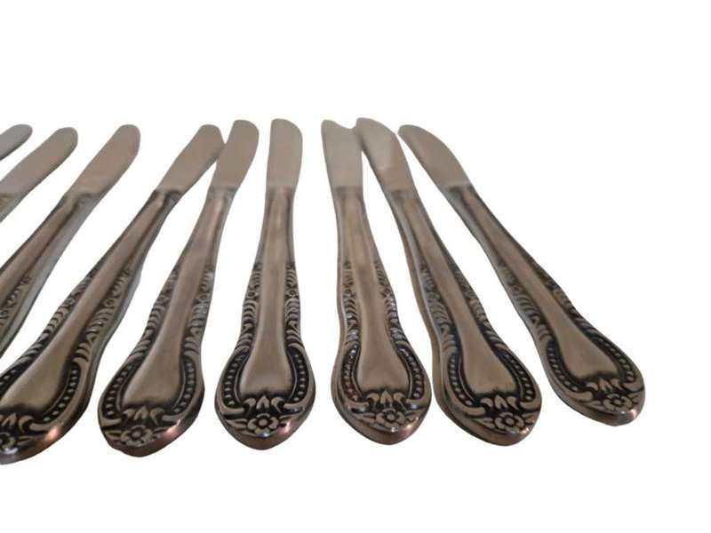 12 Columbia Style Stainless Steel Flatware