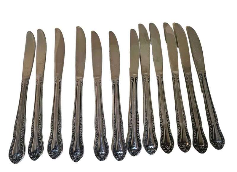 12 Columbia Style Stainless Steel Flatware