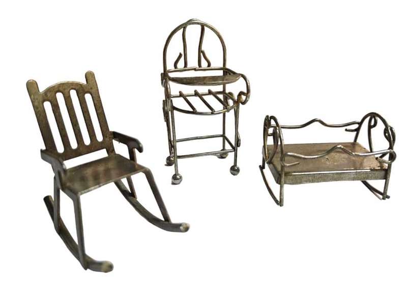Miniature silver plated Furniture