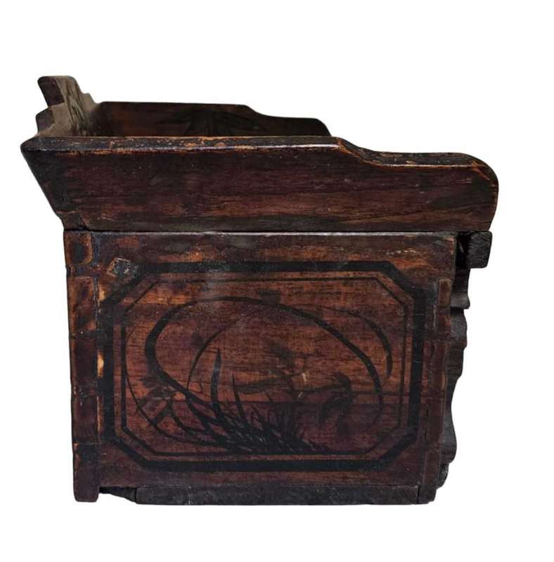 Antique Chinese Black Lacquered Box
