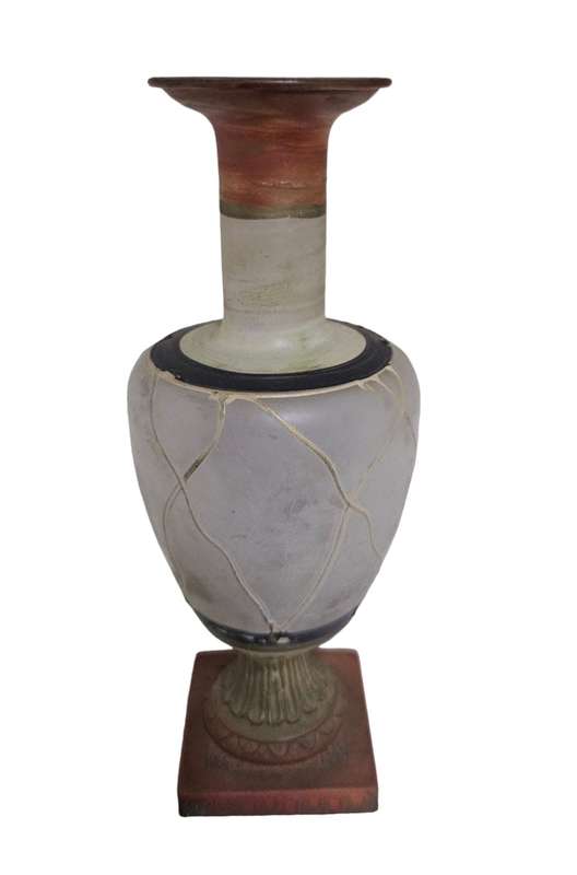 Murano Creazioni Silvestri Arte Crystal Vase Italy