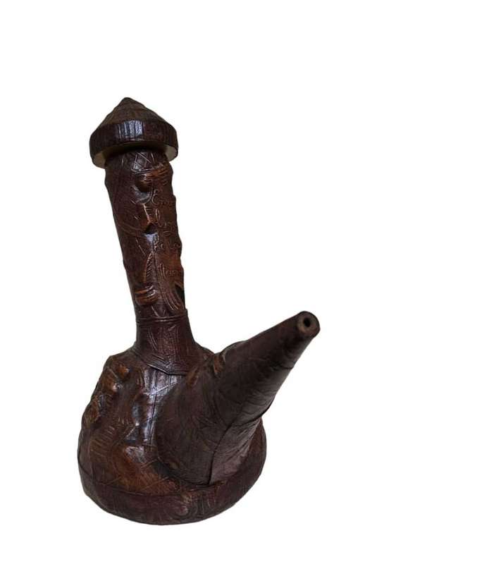 Vintage Leather Embossed Bottle