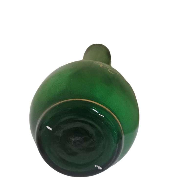 Stunning 20cm Bohemian Czech glass bud vase, perfect for adding a touch of vintage charm