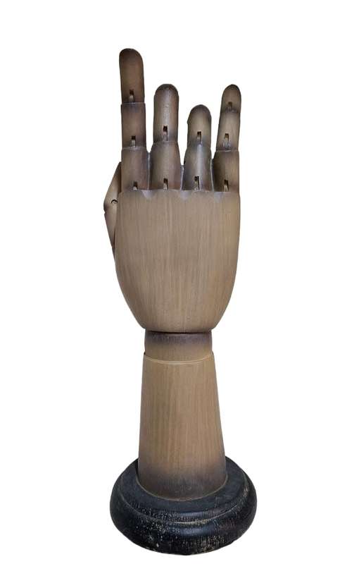 Wooden Mannequin Hand Model