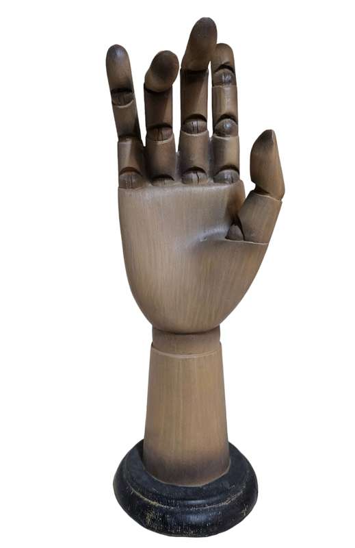 Wooden Mannequin Hand Model