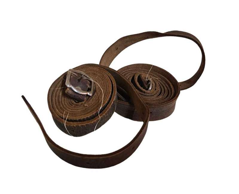 Antique Leather Blanket straps