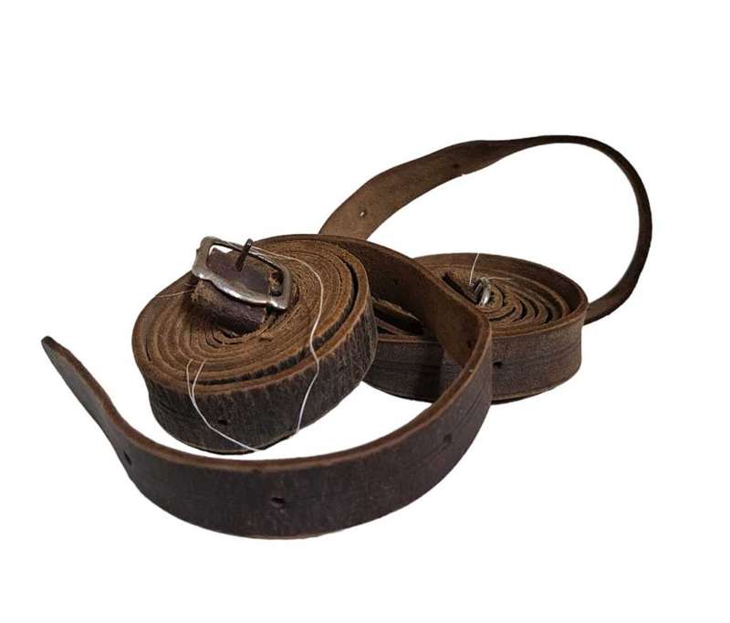 Antique Leather Blanket straps