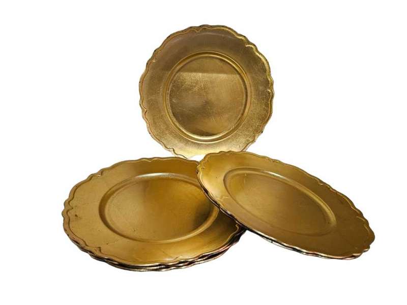 Set of six under plates