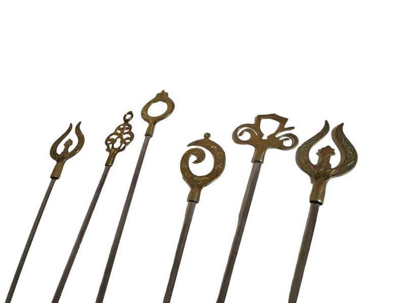 Turkish Brass & Stainless Steel Shish