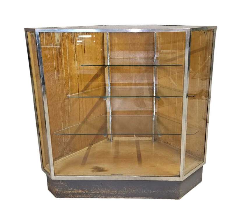 Hexagonal Corner Cabinet